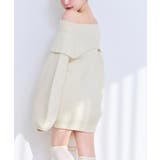 【one after another】オフショルニットミニワンピース | NICE CLAUP / OLIVE des OLIVE OUTLET | 詳細画像15