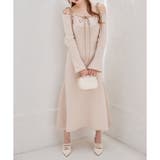 肩リボン配色ワンピース | NICE CLAUP / OLIVE des OLIVE　OUTLET | 詳細画像2 