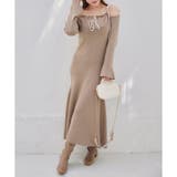 肩リボン配色ワンピース | NICE CLAUP / OLIVE des OLIVE　OUTLET | 詳細画像6 