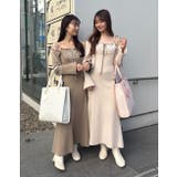 肩リボン配色ワンピース | NICE CLAUP / OLIVE des OLIVE　OUTLET | 詳細画像20 