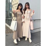 肩リボン配色ワンピース | NICE CLAUP / OLIVE des OLIVE　OUTLET | 詳細画像21 