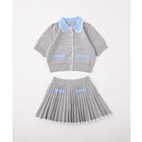 【one after another】ポロ襟半袖ニットセットアップ | NICE CLAUP / OLIVE des OLIVE　OUTLET | 詳細画像3 