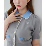 【one after another】ポロ襟半袖ニットセットアップ | NICE CLAUP / OLIVE des OLIVE　OUTLET | 詳細画像10 