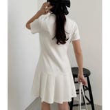 【one after another】ポロ襟プリーツミニワンピース | NICE CLAUP / OLIVE des OLIVE OUTLET | 詳細画像5