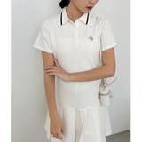【one after another】ポロ襟プリーツミニワンピース | NICE CLAUP / OLIVE des OLIVE OUTLET | 詳細画像6