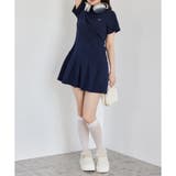 【one after another】ポロ襟プリーツミニワンピース | NICE CLAUP / OLIVE des OLIVE OUTLET | 詳細画像12