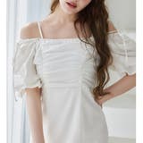 【one after another】バックリボンギャザーロングワンピ | NICE CLAUP / OLIVE des OLIVE OUTLET | 詳細画像6