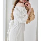 【one after another】バックリボンギャザーロングワンピ | NICE CLAUP / OLIVE des OLIVE OUTLET | 詳細画像7