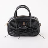 ブラック | 【one after another】リボンシャーリングショルダーバッグ | NICE CLAUP / OLIVE des OLIVE OUTLET