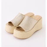 ゴールド | 3色展開、ウェッジソールサンダル | NICE CLAUP / OLIVE des OLIVE OUTLET