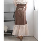 ブラウン | 【one after another】セットで着れる/ロングスカート | NICE CLAUP / OLIVE des OLIVE OUTLET