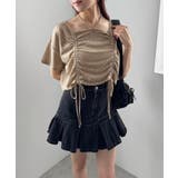 【one after another】サイズ展開あり/裾プリーツミニスカート | NICE CLAUP / OLIVE des OLIVE OUTLET | 詳細画像16