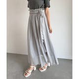 グレー | 【one after another】イレヘムロングスカート | NICE CLAUP / OLIVE des OLIVE　OUTLET