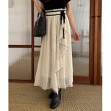 柄1 | 【one after another】イレヘムロングスカート | NICE CLAUP / OLIVE des OLIVE　OUTLET