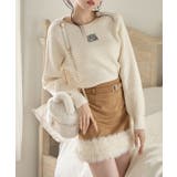 【one after another】フェイクムートンミニスカート | NICE CLAUP / OLIVE des OLIVE OUTLET | 詳細画像3