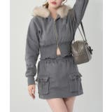 【one after another】カットミニスカート | NICE CLAUP / OLIVE des OLIVE OUTLET | 詳細画像18