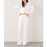 【one after another】裾ビジューカットパンツ | NICE CLAUP / OLIVE des OLIVE OUTLET | 詳細画像12