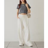 【one after another】裾ビジューカットパンツ | NICE CLAUP / OLIVE des OLIVE OUTLET | 詳細画像14