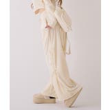 サイドレースベロアリボンパンツ | NICE CLAUP / OLIVE des OLIVE　OUTLET | 詳細画像1 