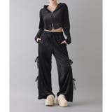 サイドレースベロアリボンパンツ | NICE CLAUP / OLIVE des OLIVE　OUTLET | 詳細画像20 