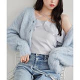 グレー | 【one after another】クロスフリルキャミ | NICE CLAUP / OLIVE des OLIVE　OUTLET