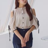 【one after another】肩リボンあきブラウス | NICE CLAUP / OLIVE des OLIVE　OUTLET | 詳細画像16 