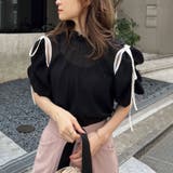 【one after another】肩リボンあきブラウス | NICE CLAUP / OLIVE des OLIVE　OUTLET | 詳細画像25 