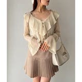【one after another】フリルボレロカーディガン | NICE CLAUP / OLIVE des OLIVE　OUTLET | 詳細画像3 