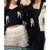 【one after another】リボンいっぱいカーディガン | NICE CLAUP / OLIVE des OLIVE　OUTLET | 詳細画像2 