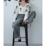 【one after another】リボンいっぱいカーディガン | NICE CLAUP / OLIVE des OLIVE　OUTLET | 詳細画像4 