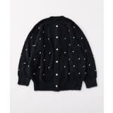 【one after another】ビジューフェザーロングカーデ | NICE CLAUP / OLIVE des OLIVE　OUTLET | 詳細画像2 