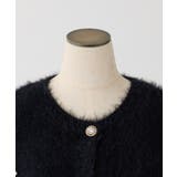 【one after another】ビジューフェザーロングカーデ | NICE CLAUP / OLIVE des OLIVE　OUTLET | 詳細画像4 