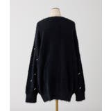 【one after another】ビジューフェザーロングカーデ | NICE CLAUP / OLIVE des OLIVE　OUTLET | 詳細画像10 