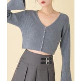【one after another】ベル袖リブカーデ | NICE CLAUP / OLIVE des OLIVE　OUTLET | 詳細画像7 