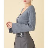 【one after another】ベル袖リブカーデ | NICE CLAUP / OLIVE des OLIVE　OUTLET | 詳細画像8 