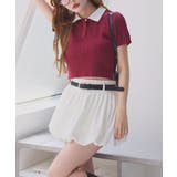 【one after another】2枚衿ケーブル半袖ニット | NICE CLAUP / OLIVE des OLIVE OUTLET | 詳細画像44
