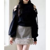 【one after another】2way肩あきシャギーニット | NICE CLAUP / OLIVE des OLIVE OUTLET | 詳細画像25