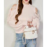 ピンク | 【one after another】2way肩あきシャギーニット | NICE CLAUP / OLIVE des OLIVE OUTLET