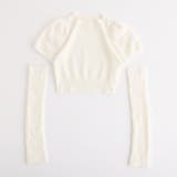 アームウォーマー付きニット | NICE CLAUP / OLIVE des OLIVE　OUTLET | 詳細画像2 