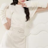 アイボリー | アームウォーマー付きニット | NICE CLAUP / OLIVE des OLIVE　OUTLET