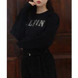 【one after another】キラキラビジューロゴニット | NICE CLAUP / OLIVE des OLIVE　OUTLET | 詳細画像15 