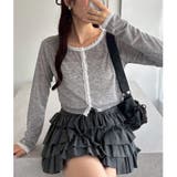 【one after another】レース付きカットカーディガン | NICE CLAUP / OLIVE des OLIVE　OUTLET | 詳細画像22 