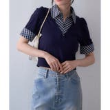 【one after another】チェックレイヤードドッキングトップス | NICE CLAUP / OLIVE des OLIVE　OUTLET | 詳細画像11 