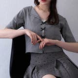 チャコール | 【one after another】インナードッキングリボントップス  | NICE CLAUP / OLIVE des OLIVE　OUTLET
