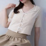 アイボリー | 【one after another】インナードッキングリボントップス  | NICE CLAUP / OLIVE des OLIVE　OUTLET