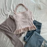ピンク | 【one after another】裾レースホルターネックインナー | NICE CLAUP / OLIVE des OLIVE OUTLET