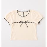 【one after another】配色リボンカットソー | NICE CLAUP / OLIVE des OLIVE　OUTLET | 詳細画像1 