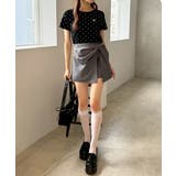 【one after another】ワンポイント刺繍ドットTシャツ | NICE CLAUP / OLIVE des OLIVE OUTLET | 詳細画像5