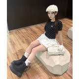 【one after another】ワンポイント刺繍ドットTシャツ | NICE CLAUP / OLIVE des OLIVE OUTLET | 詳細画像19