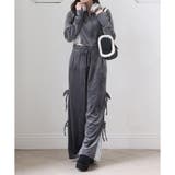 サイドレースベロアパーカー | NICE CLAUP / OLIVE des OLIVE　OUTLET | 詳細画像4 